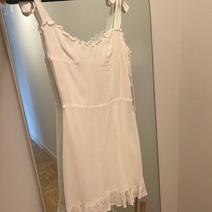 New with tags reformation christine dress ivory size 4